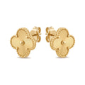 Pendientes Trèfle Signature dorados