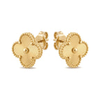 Pendientes Trèfle Signature dorados