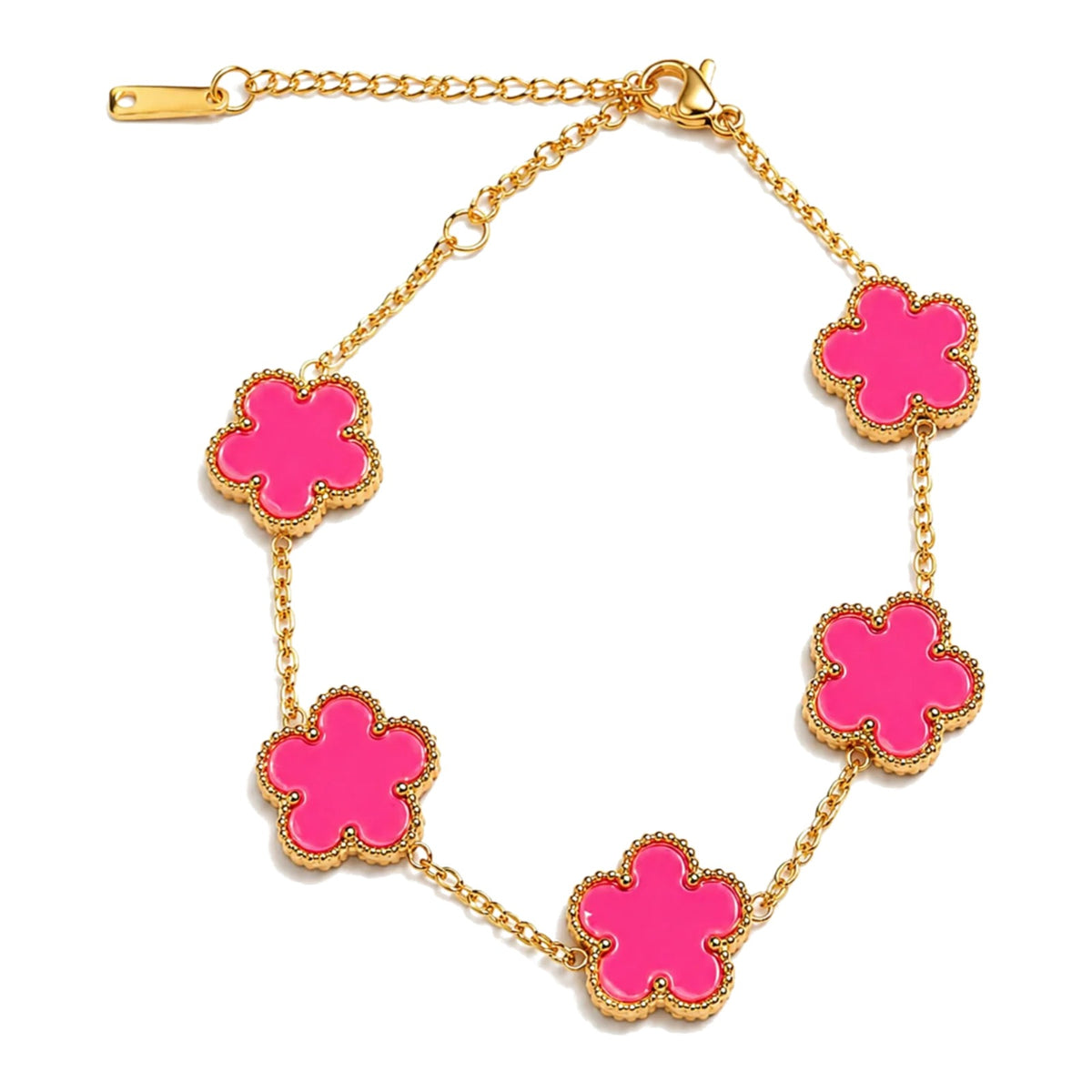 Pulsera Fleur Signature rosa