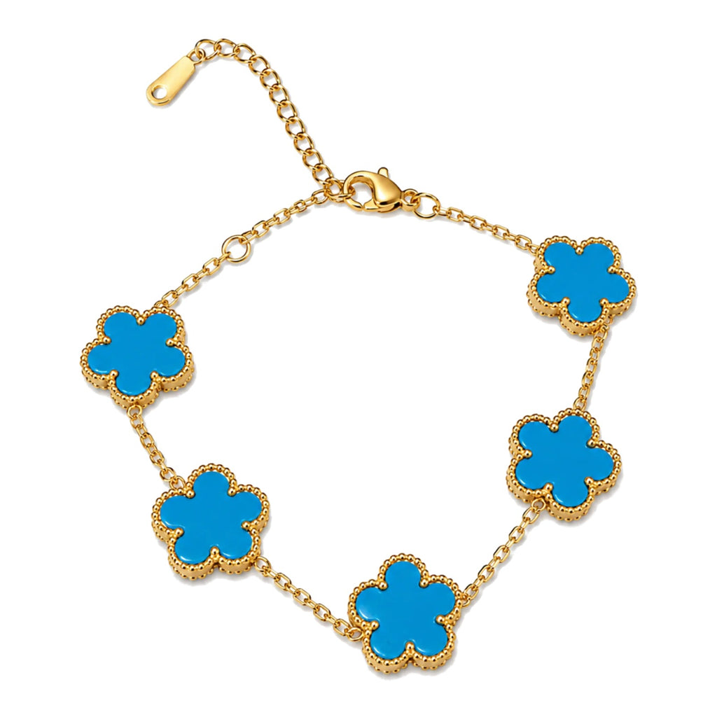 Pulsera Fleur Signature turquesa