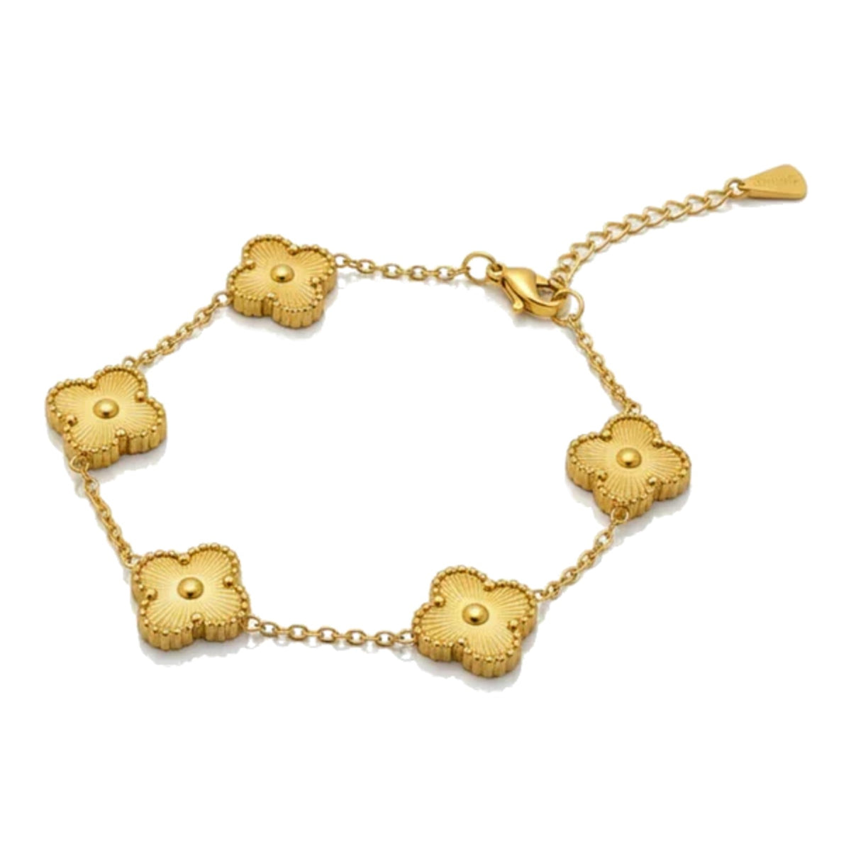 Pulsera Trèfle Signature dorada