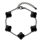 Pulsera Trèfle Signature negro total