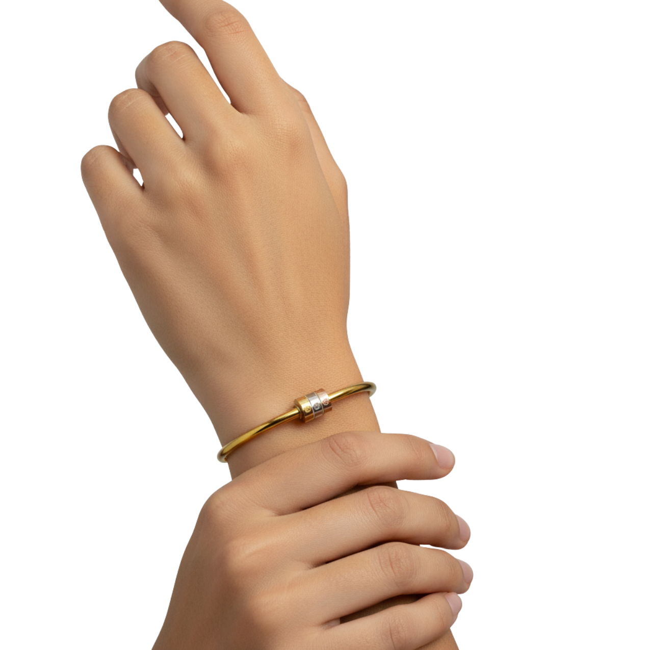 Conjunto de Tréboles de Cuatro Hojas de Colores (Collar, Pulsera y Pendientes) - 100% Acero Bañado en Oro 18K