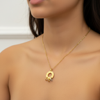 Conjunto de Tréboles de Cuatro Hojas de Colores (Collar, Pulsera y Pendientes) - 100% Acero Bañado en Oro 18K