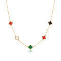 Collar Trèfle Multicolore
