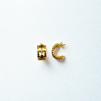 Conjunto Lujo de Diseño Geométrico (Collar, Pendientes y Pulsera) - 100% Acero Bañado en Oro 18K