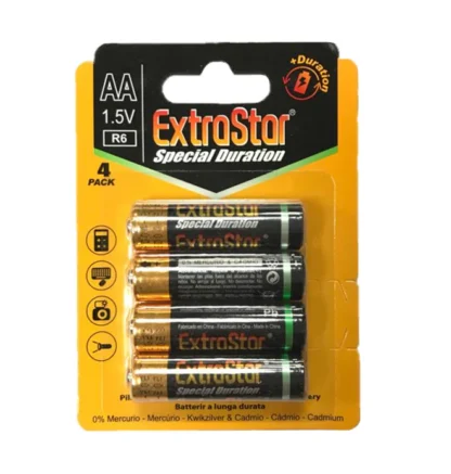 ExtraStar AA 1.5V Pack 4