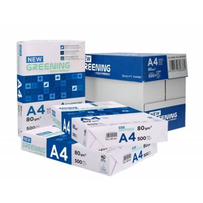 Greening Papel A4 80G 500 Hojas