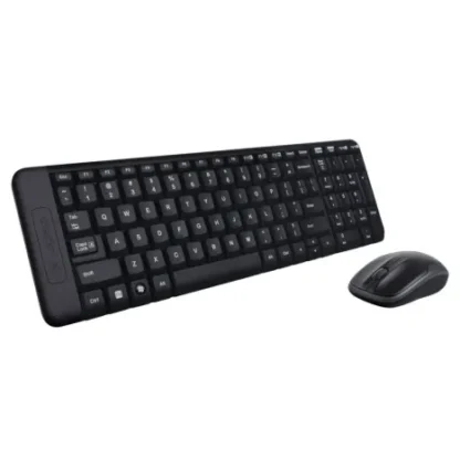 Pack Inalámbrico LOGITECH MK220 - USB · Teclado y Ratón · Negro